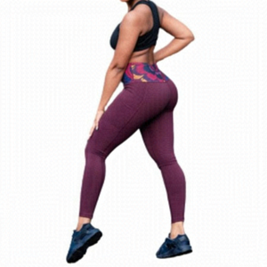 rolfriqs Africas Riches Bodysharp Womens Leggings - Burgundy